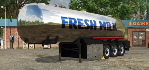 Agricultural Tank Trailer For Fresh Milk v1.0