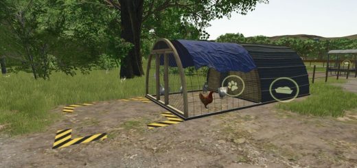 Enclosure for your chickens 200 places v1.0