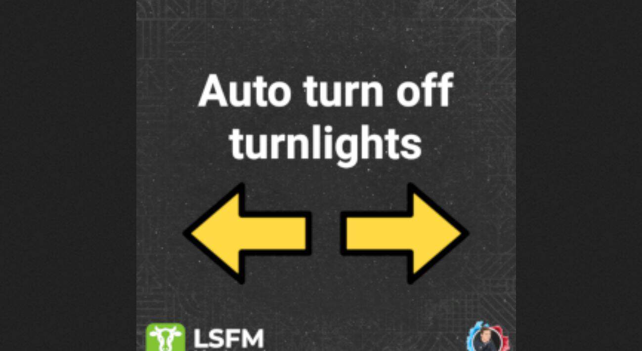 Auto turn off turn lights v1.0.0.0