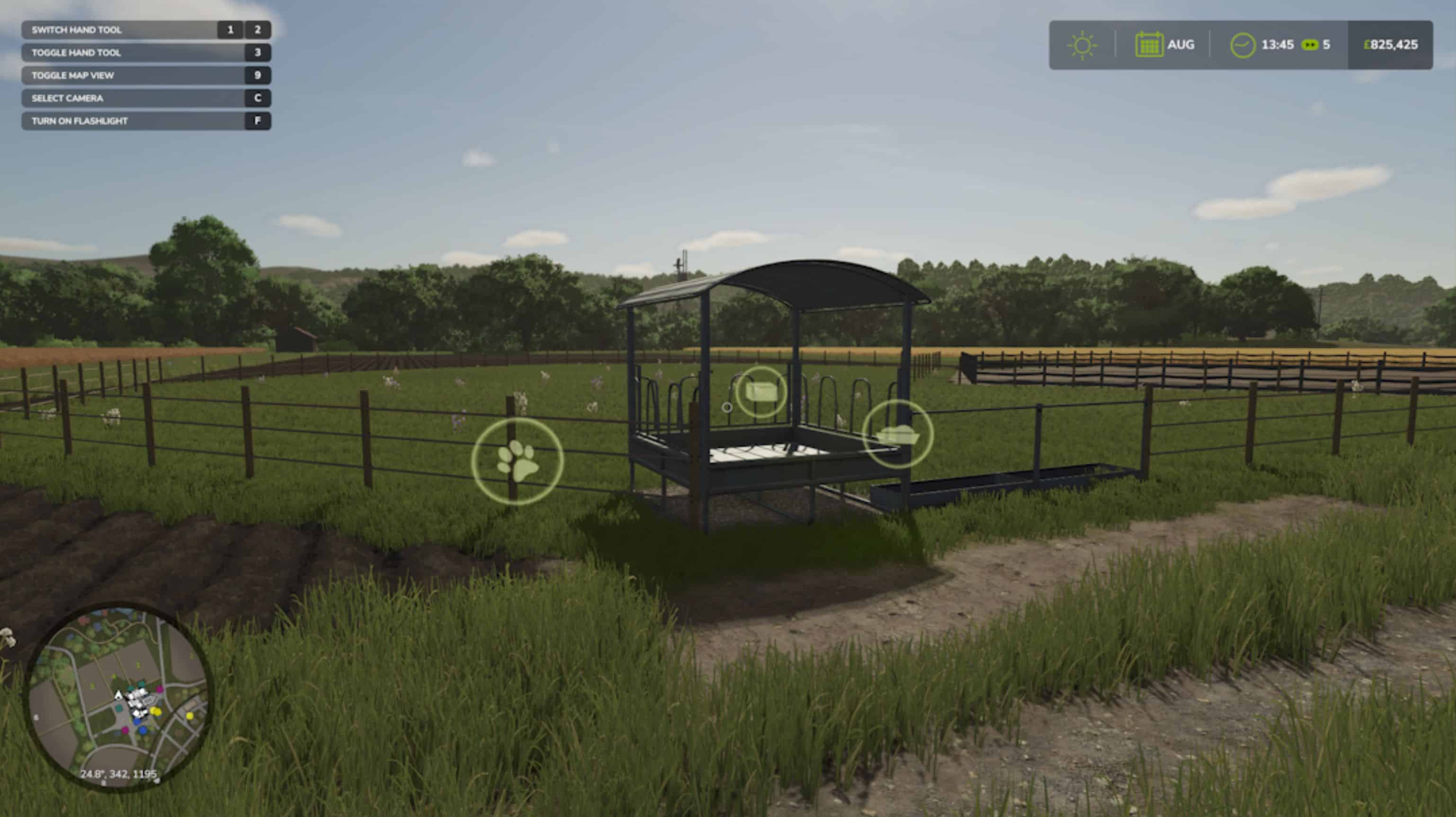 FS25 Automatic water Pastures v1.0