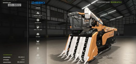 BETTER RICE HARVESTER ISEKI HJ6130 V1.0