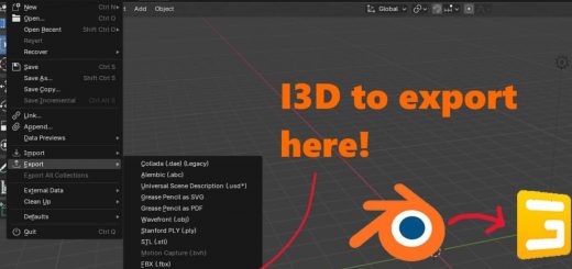 Blender I3D Exporter v1.0.0.1