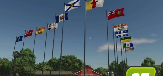 Canadian Provinces & Territories Flags Pack v1.0