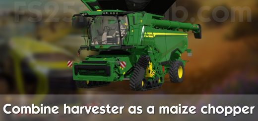 Combine harvester as a maize chopper 1.0