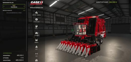 Cotton Harvester Case Module Express 635 v1.0