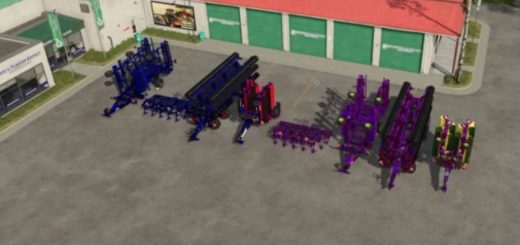 Cultivators/disk harrows and plows v1.0