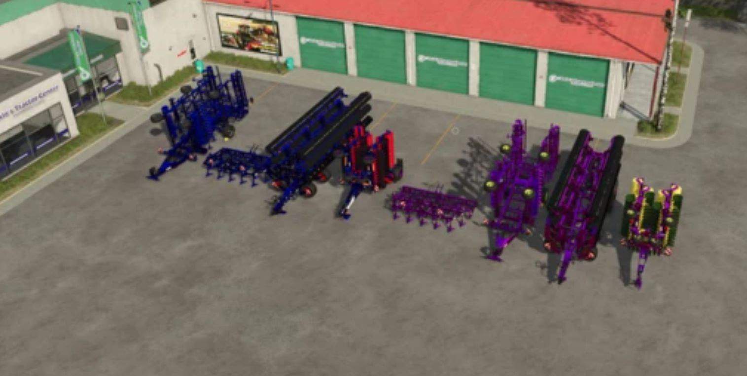 Cultivators/disk harrows and plows v1.0