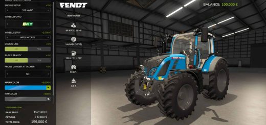 Fendt Vario 500 Wide Tires Multicolor v1.0