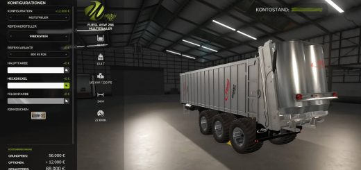 Fliegl ASW288 Schubboden Multi Trailer v1.0