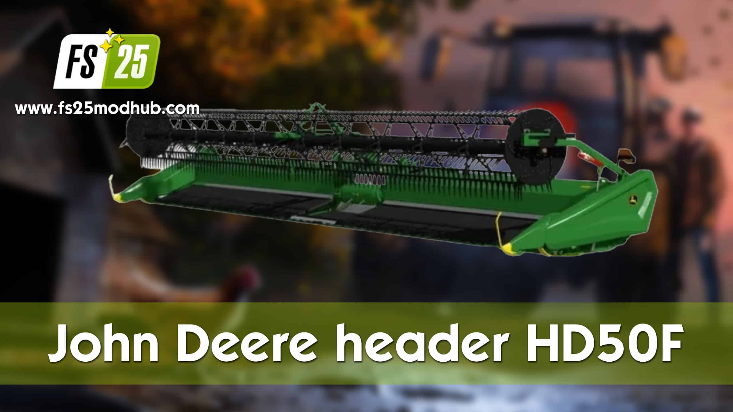 John Deere header HD50F v1.0