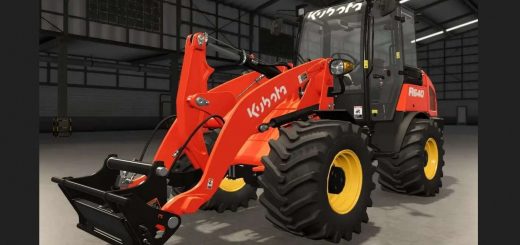 Kubota R640 wide tires + rim color v1.0