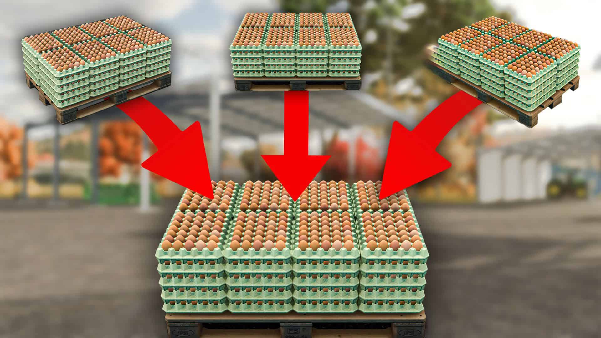 Larger capacity pallets v1.0