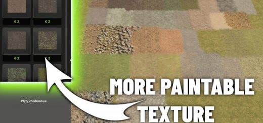 More paintable texture (All Maps) V1.0