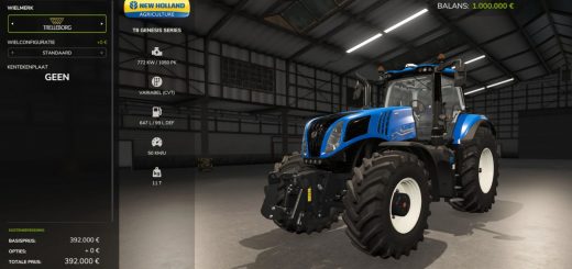 New Holland T8.1050 Genesis v1.0.0.0