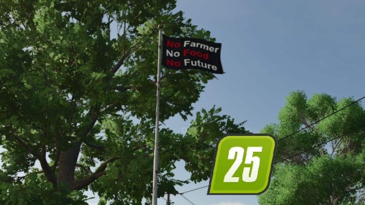 No Farmer No Food No Future Flag v1.0