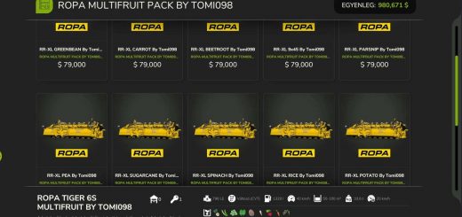 ROPA Multifruit PACK v1.0