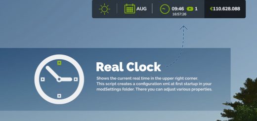 RealClock Mod v1.0.0.0