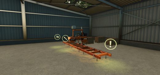 Woodmizer lt15 Placeable wood station v1.0