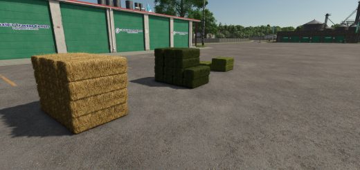 Buyable Small Square Bales v1.0