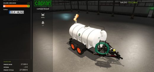 Caprari Agricultural Trailer v1.0