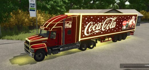 Cola Christmas truck v1.0