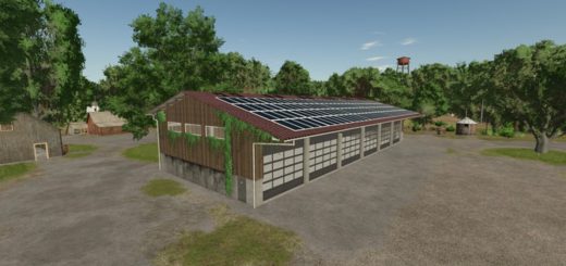 Composite Hall with solar modules v1.0