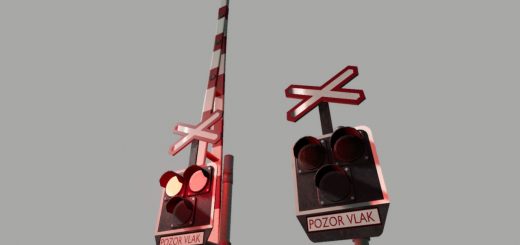 Czech railroad crossing AZD 97 V1.0