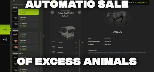 Excess Animal Sold v1.0