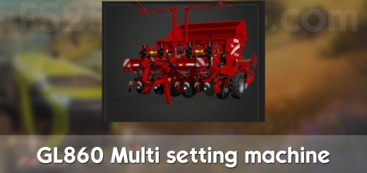 GL860 Multi setting machine poplar and sugar cane v1.1