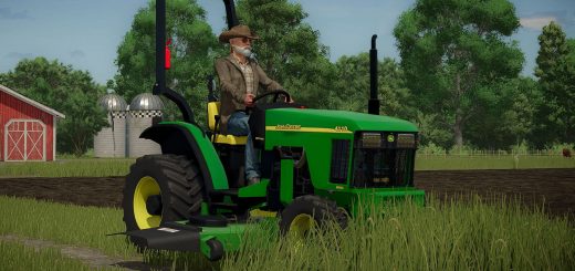 John Deere 4100 Compact Tractor and Deck v1.0