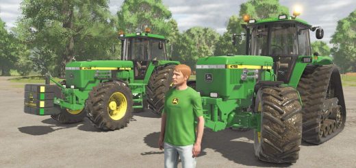 John Deere 4755 Turbo Edit + weight v1.0