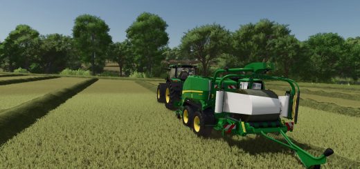 John Deere C441R (pre-compression chamber and silage agent) v1.0