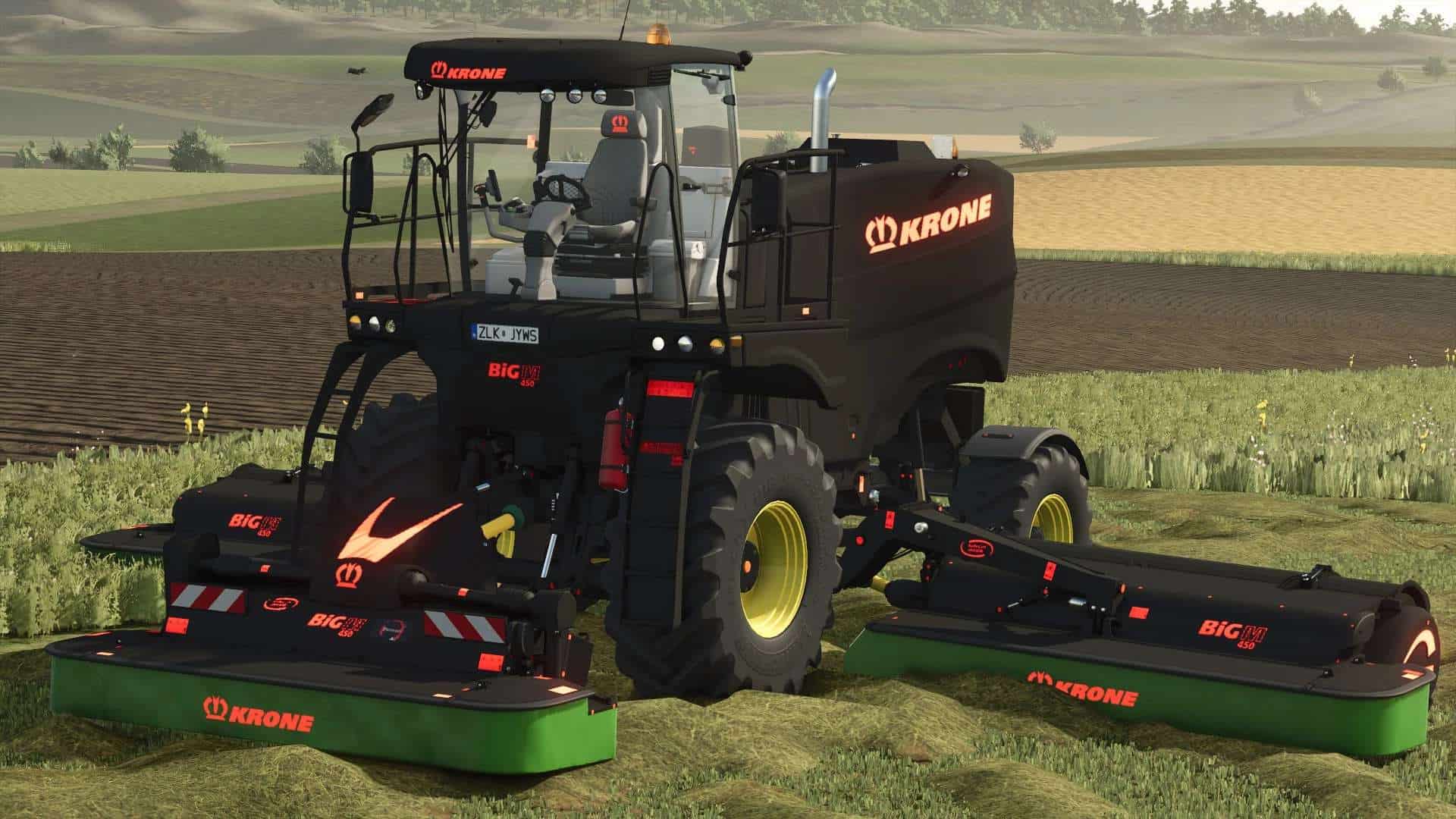 Krone Big M 450 Black Edition v1.0