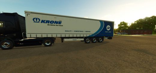 Krone Profil-liner Trailer With Ramps v1.0