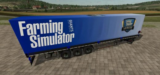 KÖGEL 16.5m flat bed (tarpaulin) semi-trailer v1.0.1.0