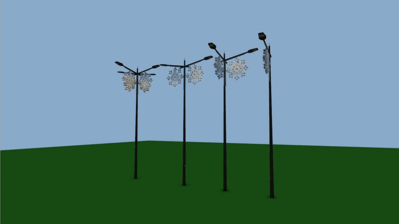 Modern Christmas Floor Lamp Pack (Prefab) v1.0