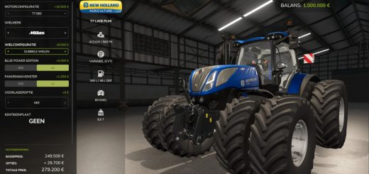 New Holland T7 with more horsepower V1.0