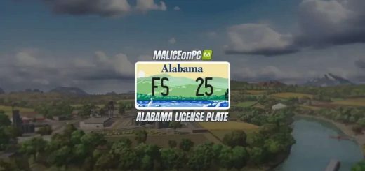 Alabama License Plate V1.0