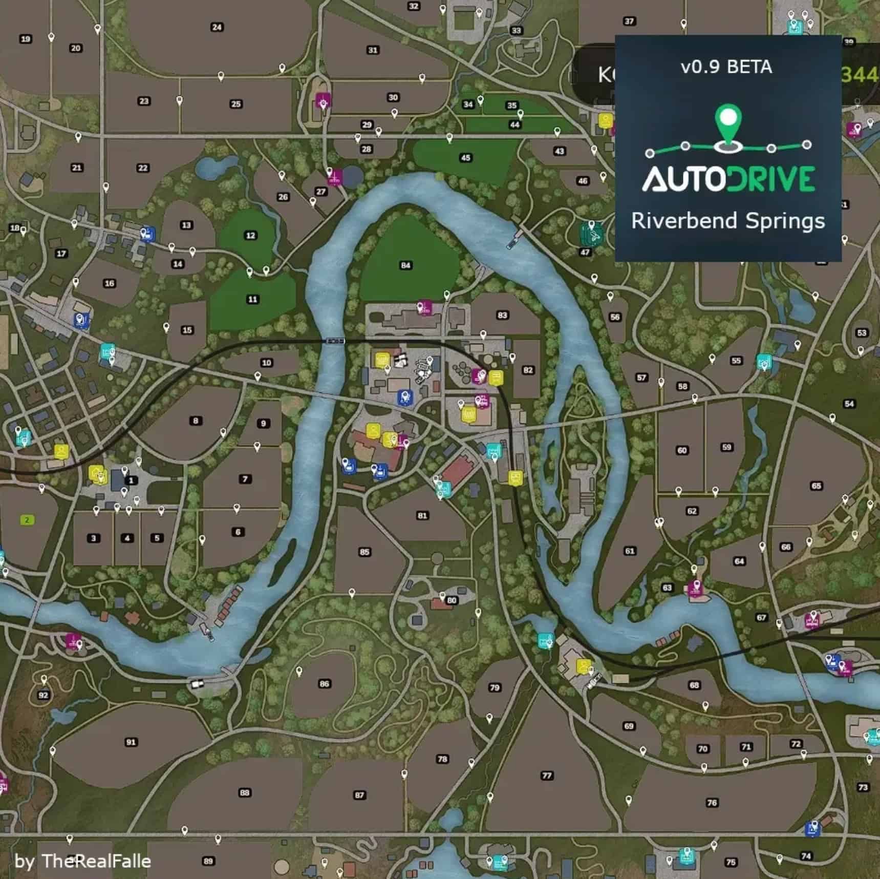 Autodrive Course Riverbend Springs by TheRealFalle v0.9.0 Beta