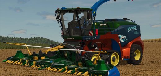 Claas Jaguar 990 & Evion 450 Dolphin Edition v1.0