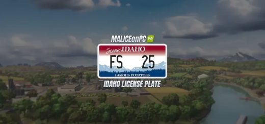 Idaho License Plate v1.0