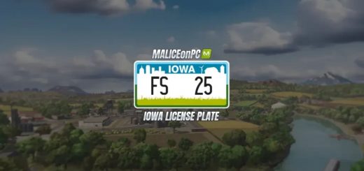 Iowa License Plate v1.0