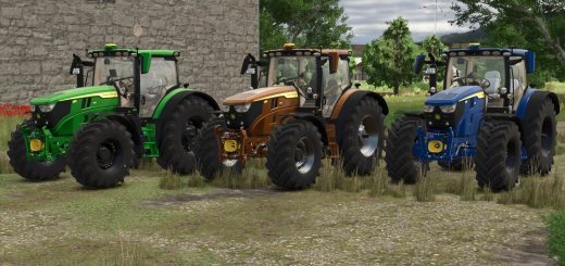 John Deere 6R Series with choice of colors V1.1