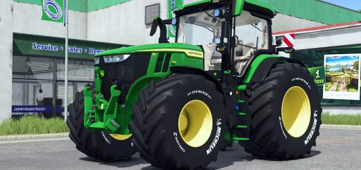 John Deere with Engraved Michelin Tires V1.0