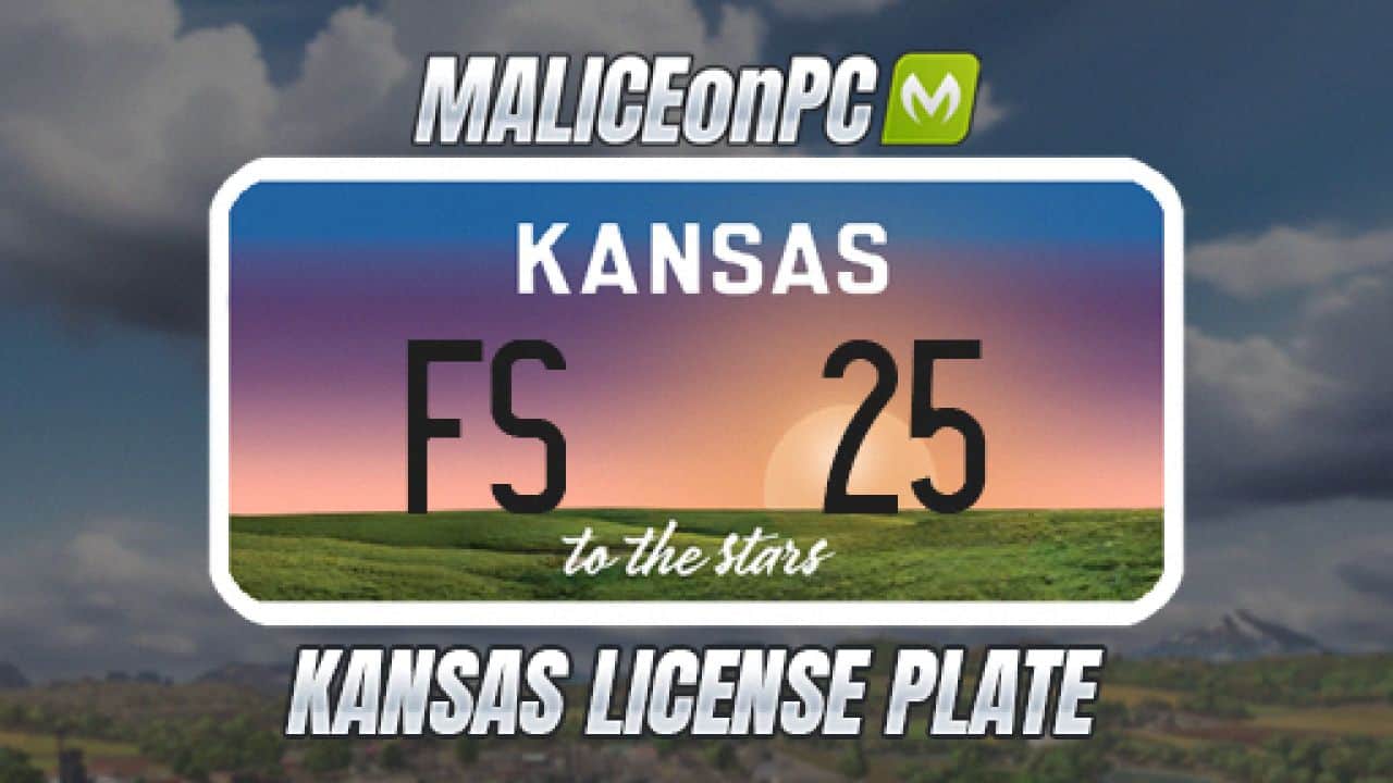 Kansas License Plate V1.0