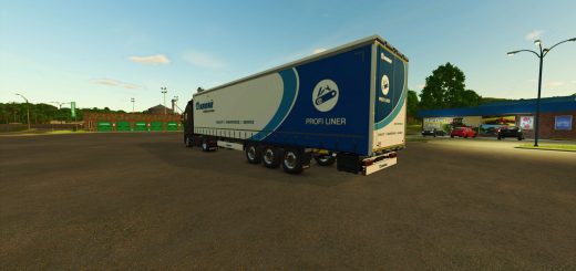 Krone Profil-liner Trailer With Ramps V1.0