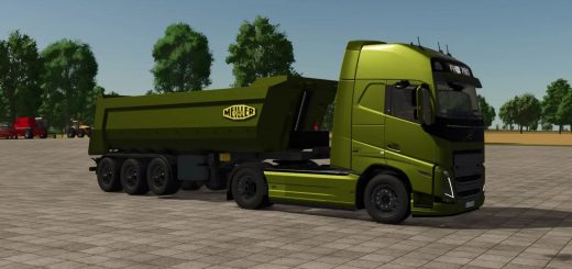 Meiller Tipper automatic LiftAchse v1.0