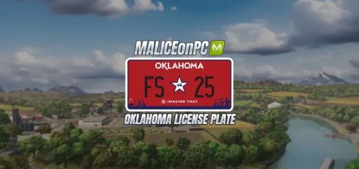 Oklahoma License Plate v1.0