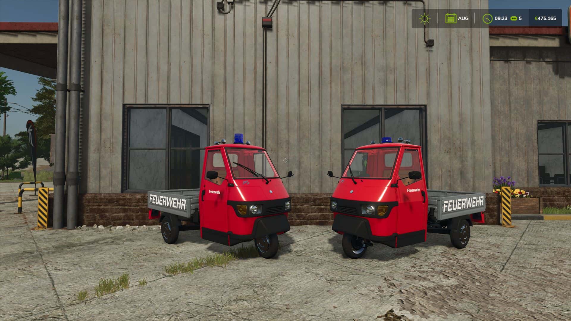 Piaggio APE 50 fire department v1.0