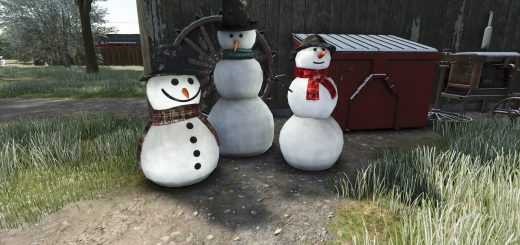 Placeable Snowman Pack v1.0